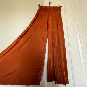 Maeve by Anthropologie Rust Colored Palazzo Pants Size XS